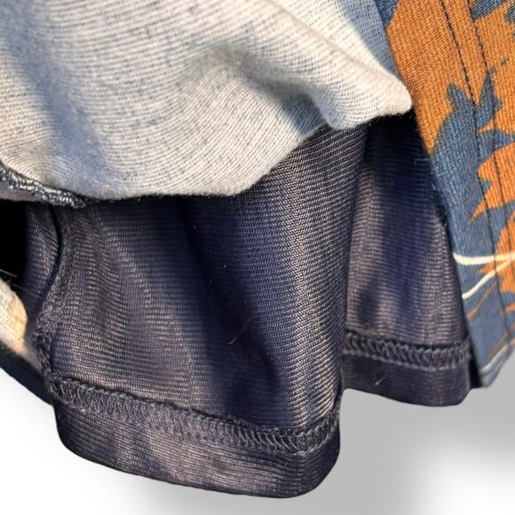 Yumi Owl Woodland Print Peter Pan Collar Dress Navy Cream Size 6/8 Forestcore - Picture 9 of 13